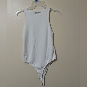 White Zara bodysuit